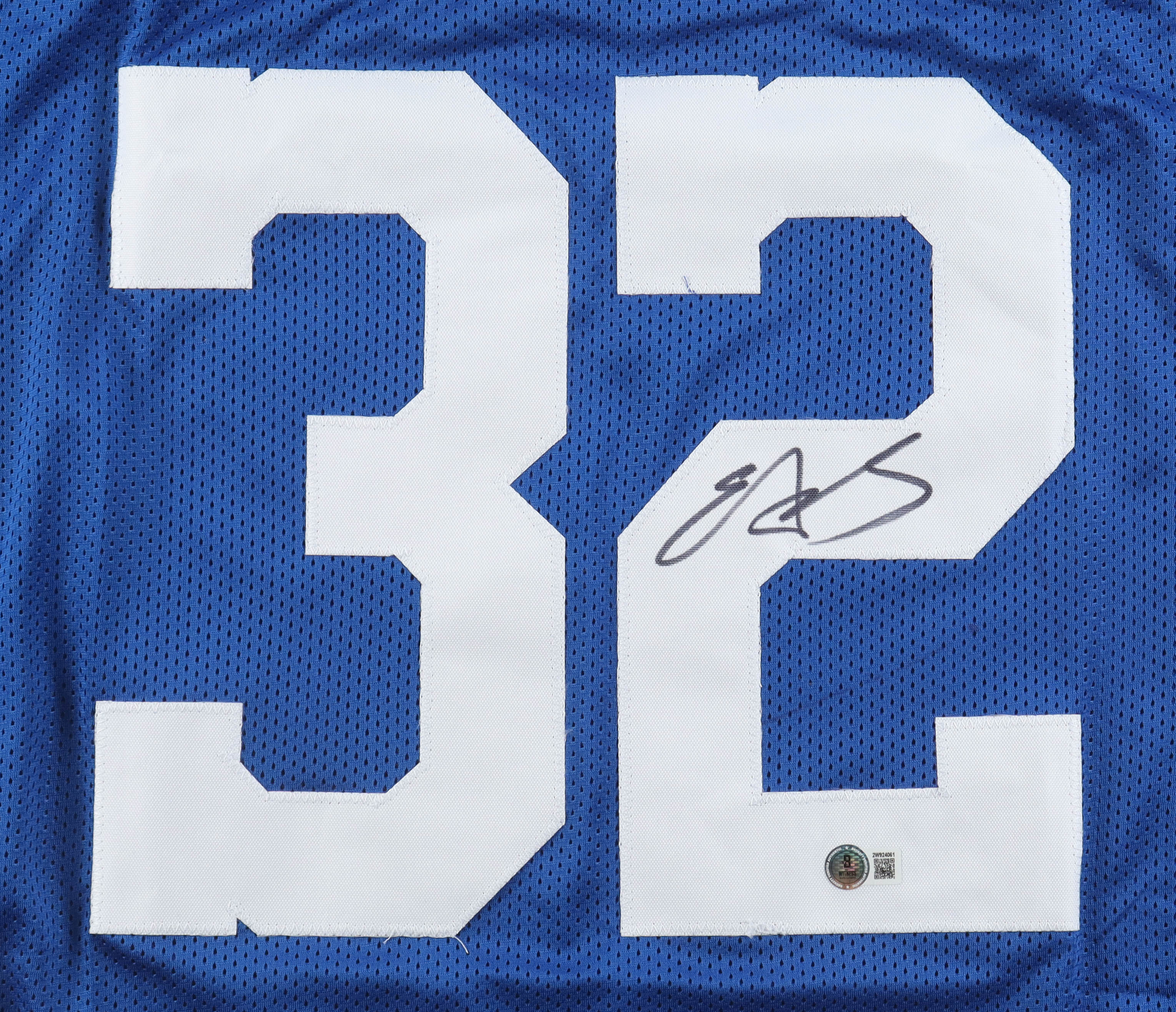 Edgerrin James Signed Jersey (Beckett) at PristineAuction.com Edgerrin James Signed Jersey (Beckett) at PristineAuction.com