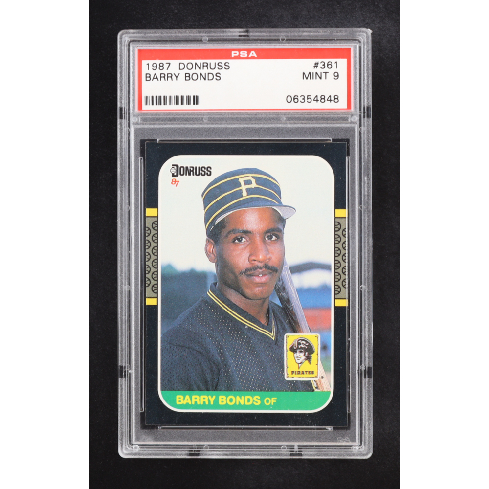 Barry Bonds 1987 Donruss #361 RC (PSA 9) at PristineAuction.com
