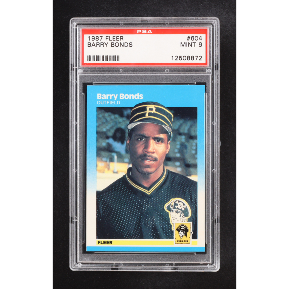 Barry Bonds 1987 Fleer #604 RC (PSA 9) at PristineAuction.com