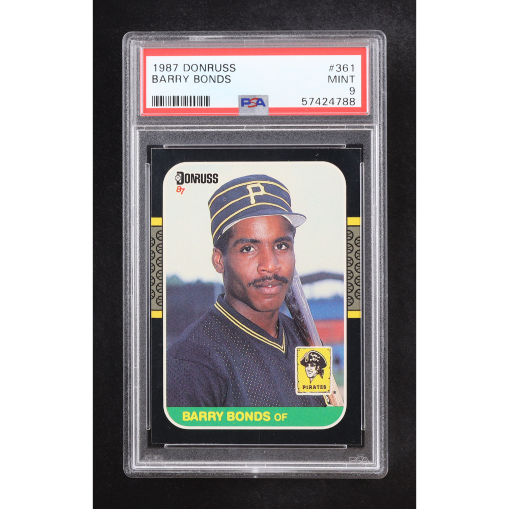 Barry Bonds 1987 Donruss #361 RC (PSA 9) at PristineAuction.com