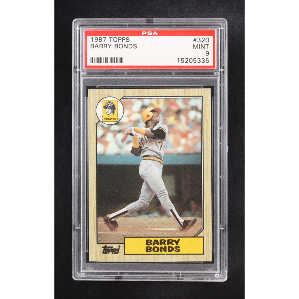 Barry Bonds 1987 Topps #320 RC (PSA 9) at PristineAuction.com