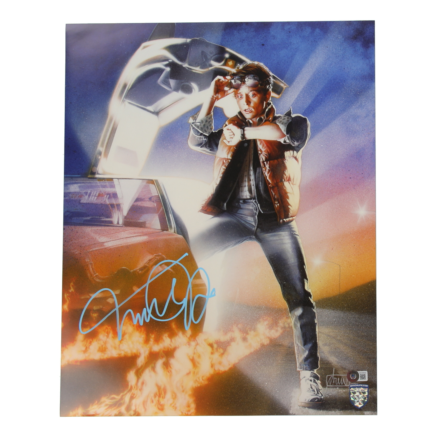 Michael J. Fox Signed "Back to the Future" 16x20 Photo (Beckett & OfficialPix) at PristineAuction.com Michael J. Fox Signed "Back to the Future" 16x20 Photo (Beckett & OfficialPix) at PristineAuction.com