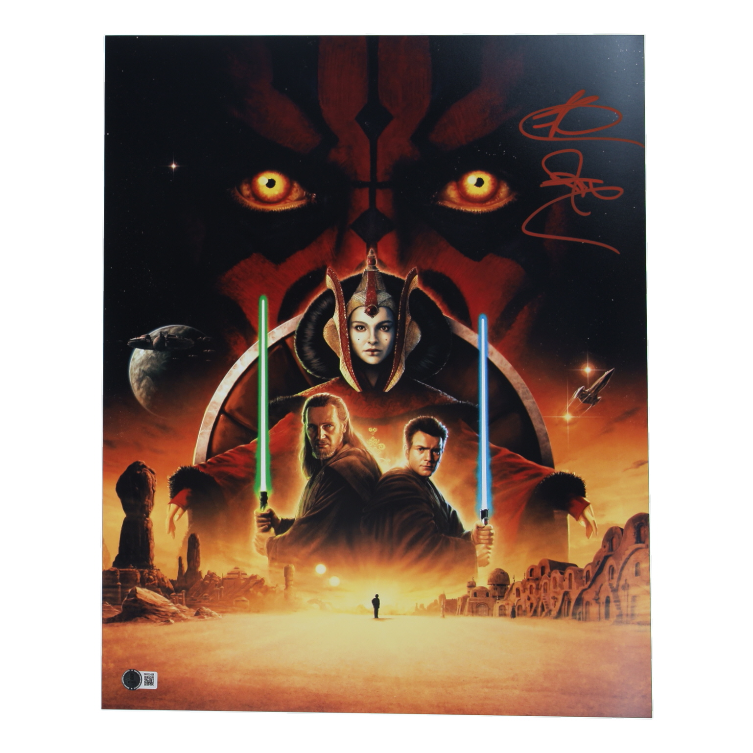 Ray Park Signed "Star Wars Episode I: The Phantom Menace" 16x20 Photo Inscribed "Darth Maul" (Beckett) at PristineAuction.com Ray Park Signed "Star Wars Episode I: The Phantom Menace" 16x20 Photo Inscribed "Darth Maul" (Beckett) at PristineAuction.com