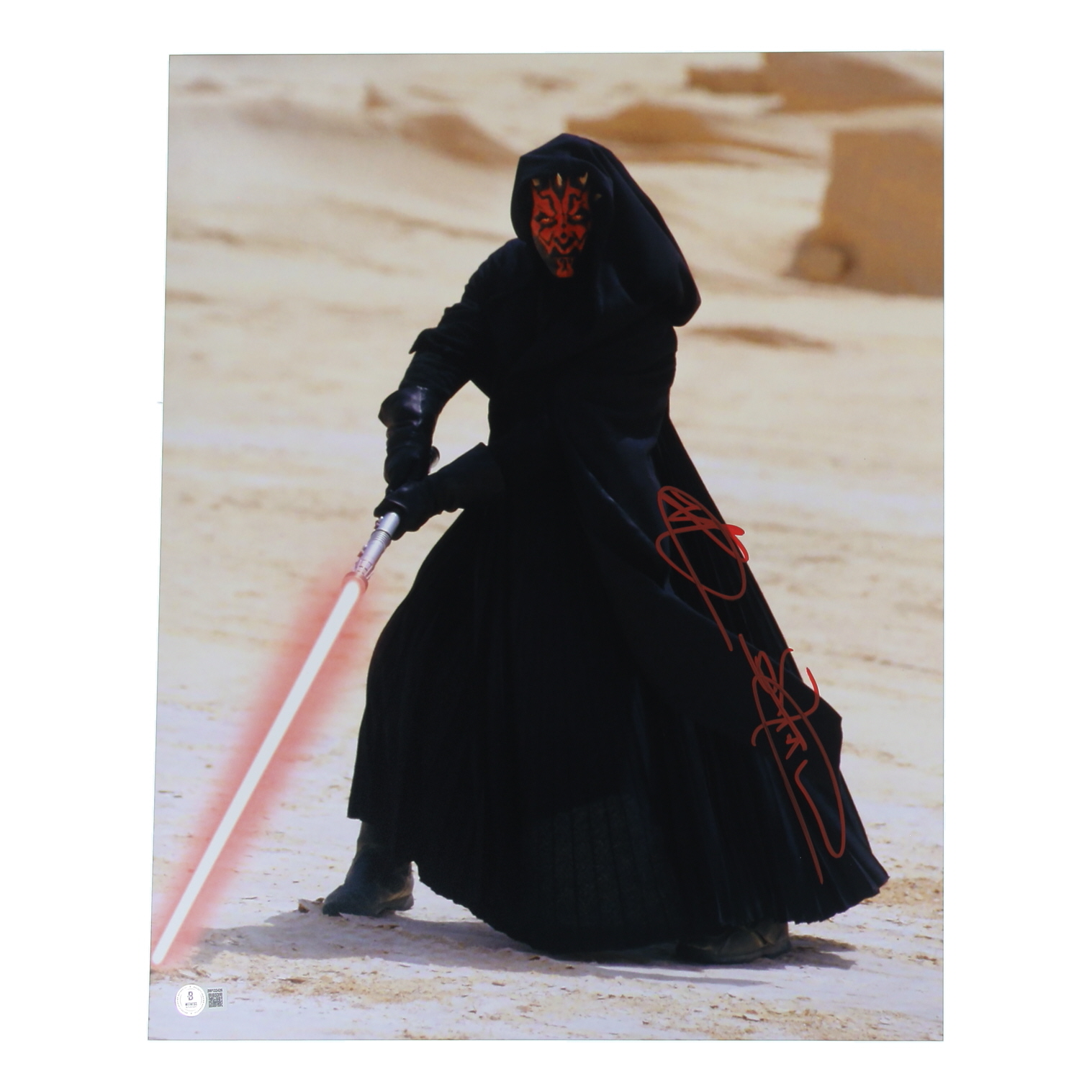 Ray Park Signed "Star Wars Episode I: The Phantom Menace" 16x20 Photo Inscribed "Darth Maul" (Beckett) at PristineAuction.com Ray Park Signed "Star Wars Episode I: The Phantom Menace" 16x20 Photo Inscribed "Darth Maul" (Beckett) at PristineAuction.com