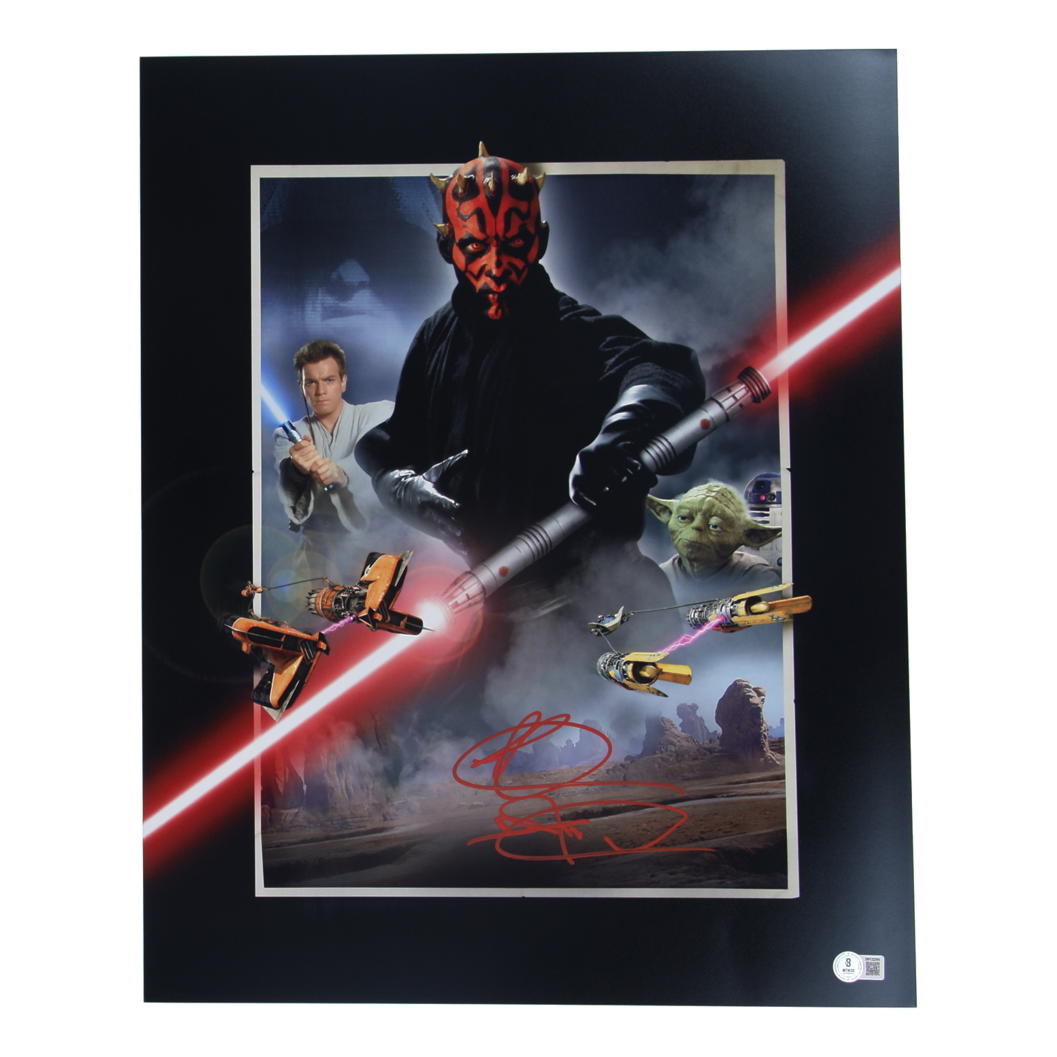 Ray Park Signed "Star Wars Episode I: The Phantom Menace" 16x20 Photo Inscribed "Darth Maul" (Beckett) at PristineAuction.com Ray Park Signed "Star Wars Episode I: The Phantom Menace" 16x20 Photo Inscribed "Darth Maul" (Beckett) at PristineAuction.com