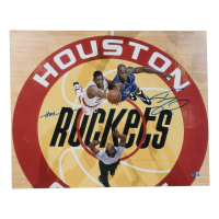 Shaquille O'Neal & Hakeem Olajuwon Signed 16x20 Photo (Beckett) at PristineAuction.com