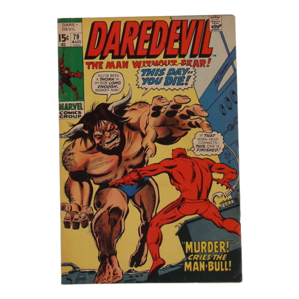 1971 "Daredevil" Issue #79 Marvel Comic Book at PristineAuction.com 1971 "Daredevil" Issue #79 Marvel Comic Book at PristineAuction.com