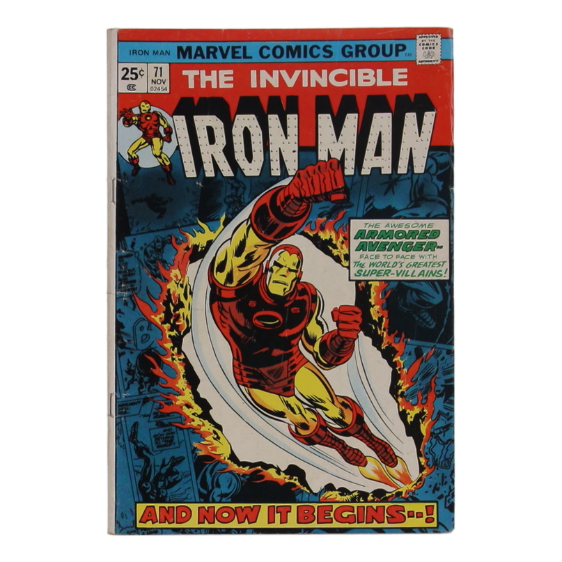 1974 "The Invincible Iron Man" Issue #71 Marvel Comic Book at PristineAuction.com 1974 "The Invincible Iron Man" Issue #71 Marvel Comic Book at PristineAuction.com
