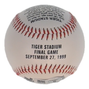 Ernie Harwell Signed 1999 Tiger Stadium Commemorative Baseball (Beckett) at PristineAuction.com Ernie Harwell Signed 1999 Tiger Stadium Commemorative Baseball (Beckett) at PristineAuction.com