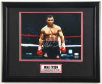 Mike Tyson Signed Custom Framed Photo Display (Tyson & JSA) at PristineAuction.com