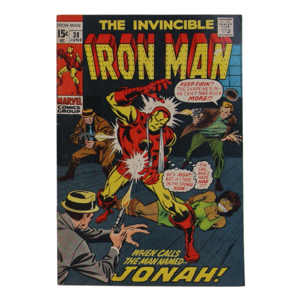 1971 "The Invincible Iron Man" Issue #38 Marvel Comic Book at PristineAuction.com 1971 "The Invincible Iron Man" Issue #38 Marvel Comic Book at PristineAuction.com