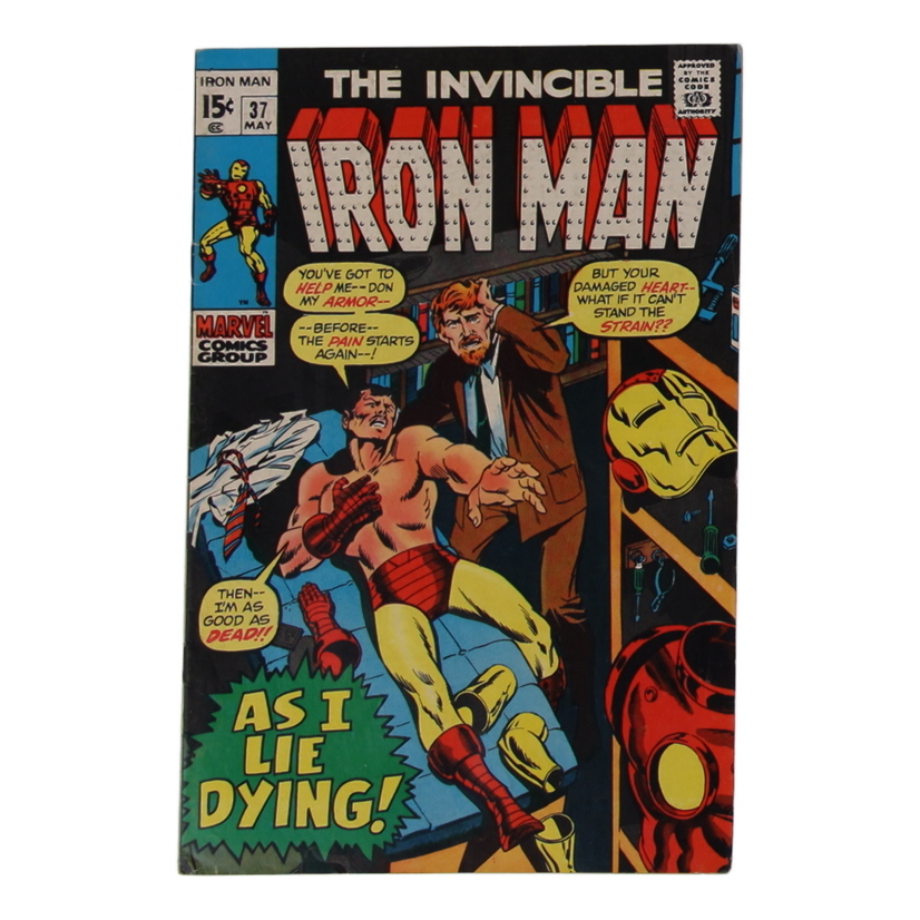 1971 "The Invincible Iron Man" Issue #37 Marvel Comic Book at PristineAuction.com 1971 "The Invincible Iron Man" Issue #37 Marvel Comic Book at PristineAuction.com