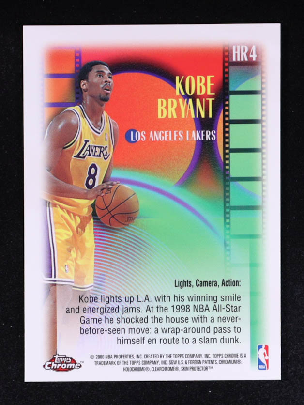 Kobe Bryant 1999-00 Topps Chrome Highlight Reels #HR4 at PristineAuction.com Kobe Bryant 1999-00 Topps Chrome Highlight Reels #HR4 at PristineAuction.com