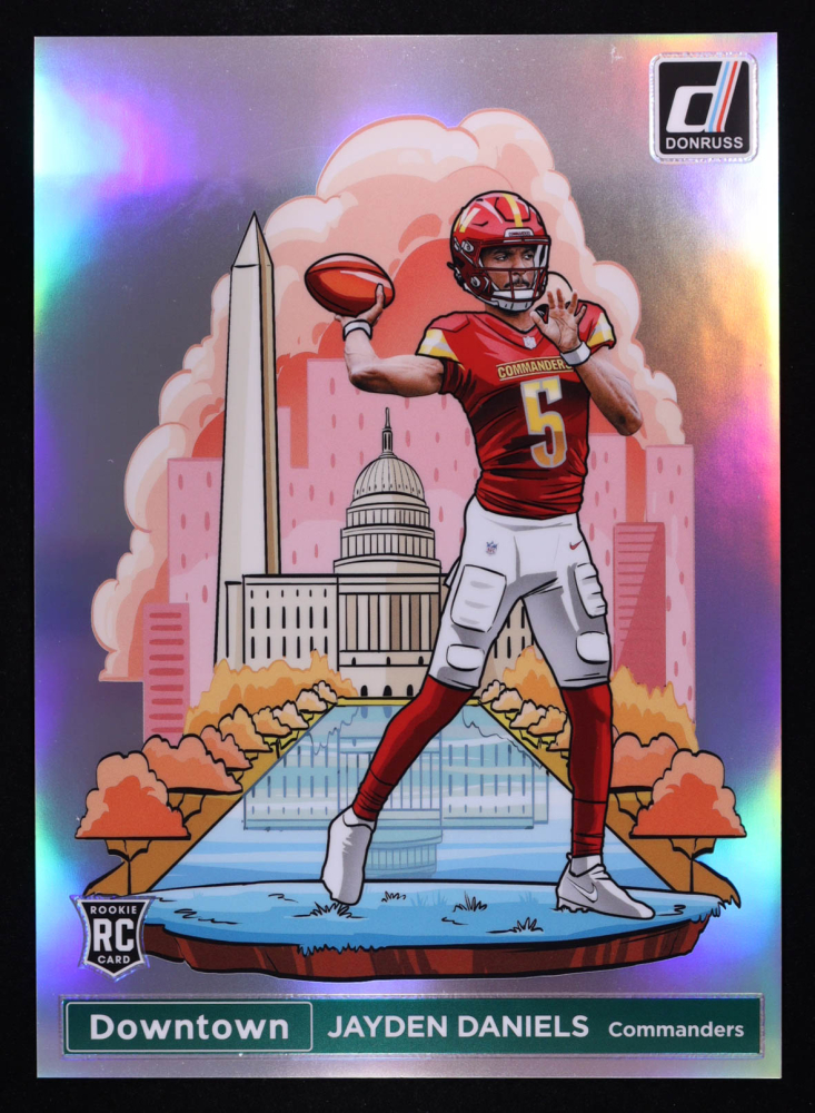 Jayden Daniels 2024 Donruss Downtown! Oversize #16 RC