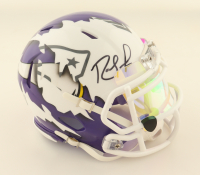 Randy Moss Signed Vikings Custom Speed Mini Helmet with Custom Visor (Beckett) at PristineAuction.com