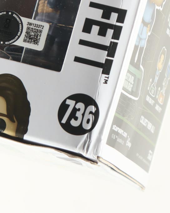 Daniel Logan Signed "Star Wars" #736 Young Boba Fett Bobble-Head Funko Pop! Vinyl Figure Inscribed "Boba Fett" (Beckett) at PristineAuction.com Daniel Logan Signed "Star Wars" #736 Young Boba Fett Bobble-Head Funko Pop! Vinyl Figure Inscribed "Boba Fett" (Beckett) at PristineAuction.com