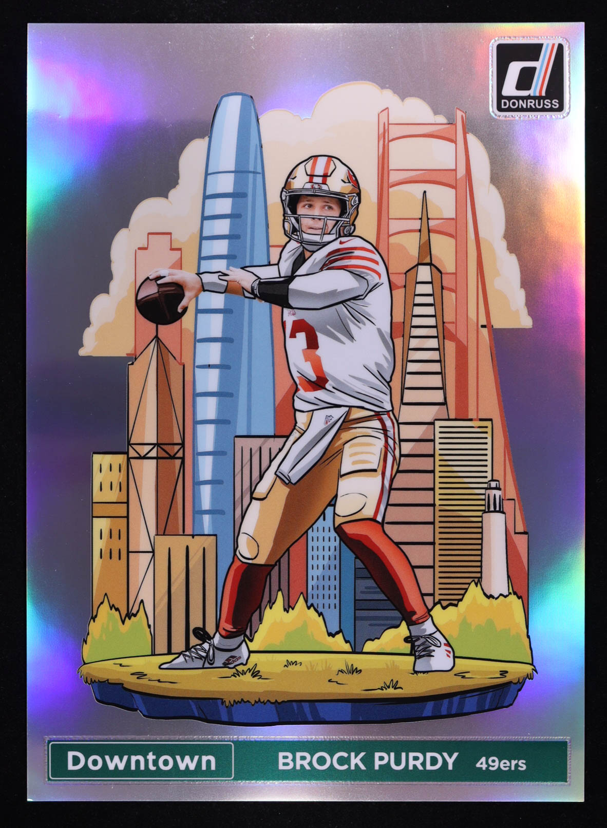 Brock Purdy 2024 Donruss Downtown! Oversize #4 at PristineAuction.com Brock Purdy 2024 Donruss Downtown! Oversize #4 at PristineAuction.com