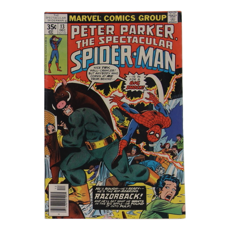 1977 "The Spectacular Spider-Man" Issue #13 Marvel Comic Book at PristineAuction.com 1977 "The Spectacular Spider-Man" Issue #13 Marvel Comic Book at PristineAuction.com