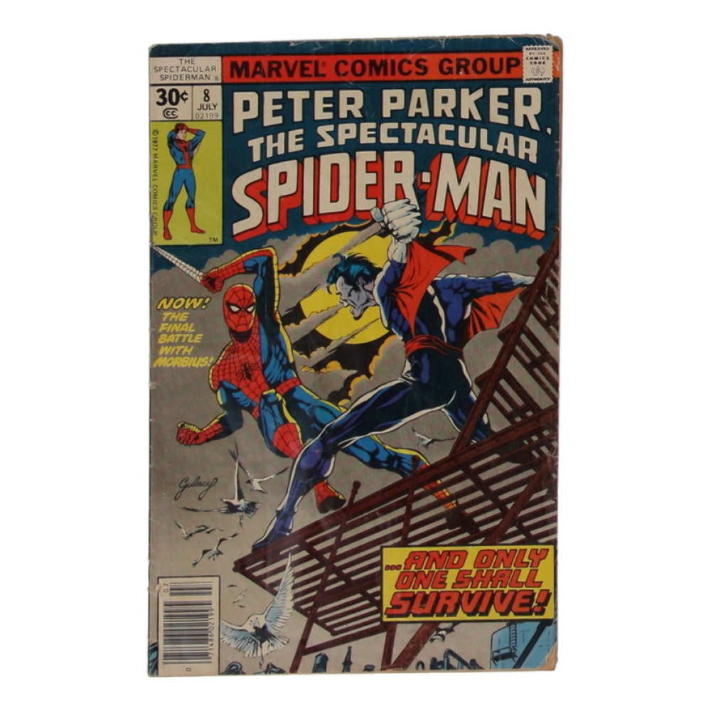 1977 "The Spectacular Spider-Man" Issue #8 Marvel Comic Book at PristineAuction.com 1977 "The Spectacular Spider-Man" Issue #8 Marvel Comic Book at PristineAuction.com