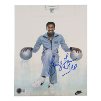 George Gervin Signed 8x10 Photo Inscribed "Ice" (Beckett) at PristineAuction.com
