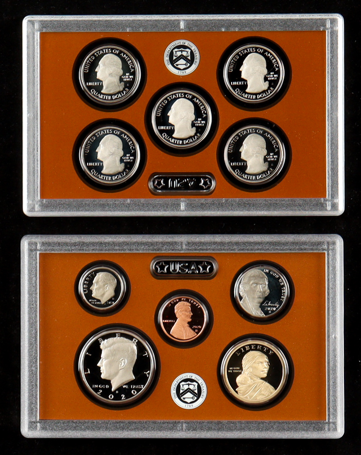 2020-S United States Mint Proof Set of (10) Coins at PristineAuction.com 2020-S United States Mint Proof Set of (10) Coins at PristineAuction.com