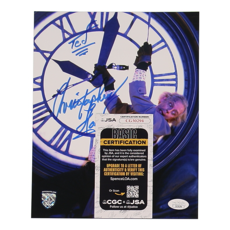 Christopher Lloyd Signed "Back to the Future" 8x10 Photo (JSA & Official Pix) at PristineAuction.com Christopher Lloyd Signed "Back to the Future" 8x10 Photo (JSA & Official Pix) at PristineAuction.com
