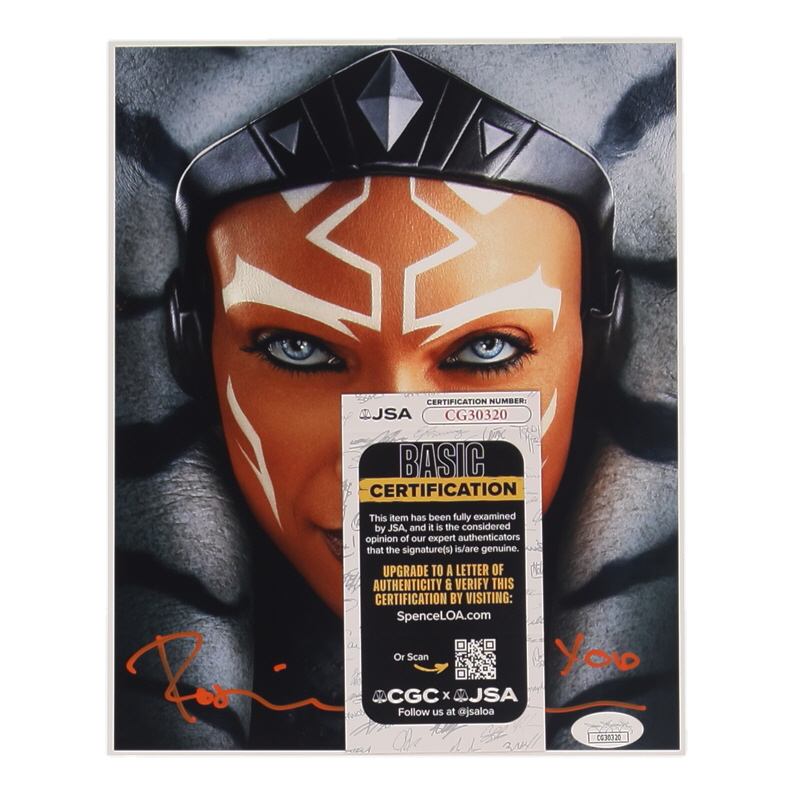 Rosario Dawson Signed "Ahsoka" 8x10 Photo Inscribed "XO" (JSA) at PristineAuction.com Rosario Dawson Signed "Ahsoka" 8x10 Photo Inscribed "XO" (JSA) at PristineAuction.com