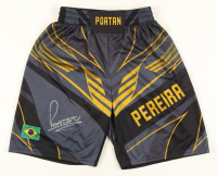 Alex Pereira Signed "Poatan" Custom Fight Shorts (Beckett) at PristineAuction.com