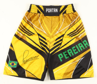 Alex Pereira Signed "Poatan" Custom Fight Shorts (Beckett) at PristineAuction.com
