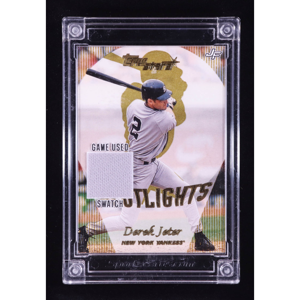 Derek Jeter 2024 Jersey Fusion Game Used Swatch #DJ614 at PristineAuction.com