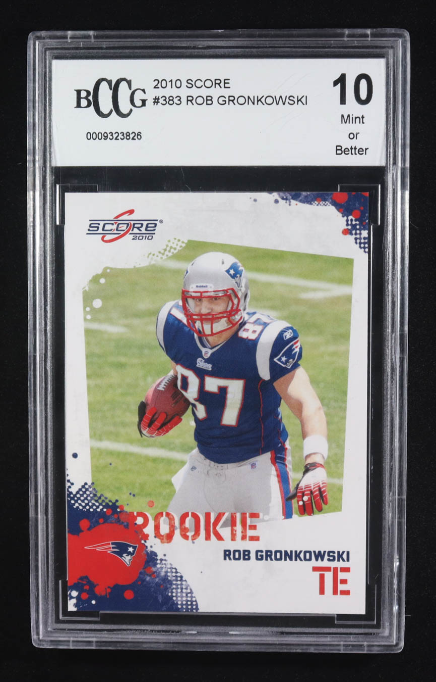 Rob Gronkowski 2010 Score #383 RC (BCCG 10) at PristineAuction.com Rob Gronkowski 2010 Score #383 RC (BCCG 10) at PristineAuction.com