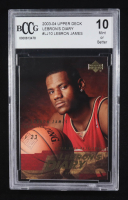 LeBron James 2003-04 Upper Deck LeBron's Diary #LJ10 RC (BCCG 10) at PristineAuction.com