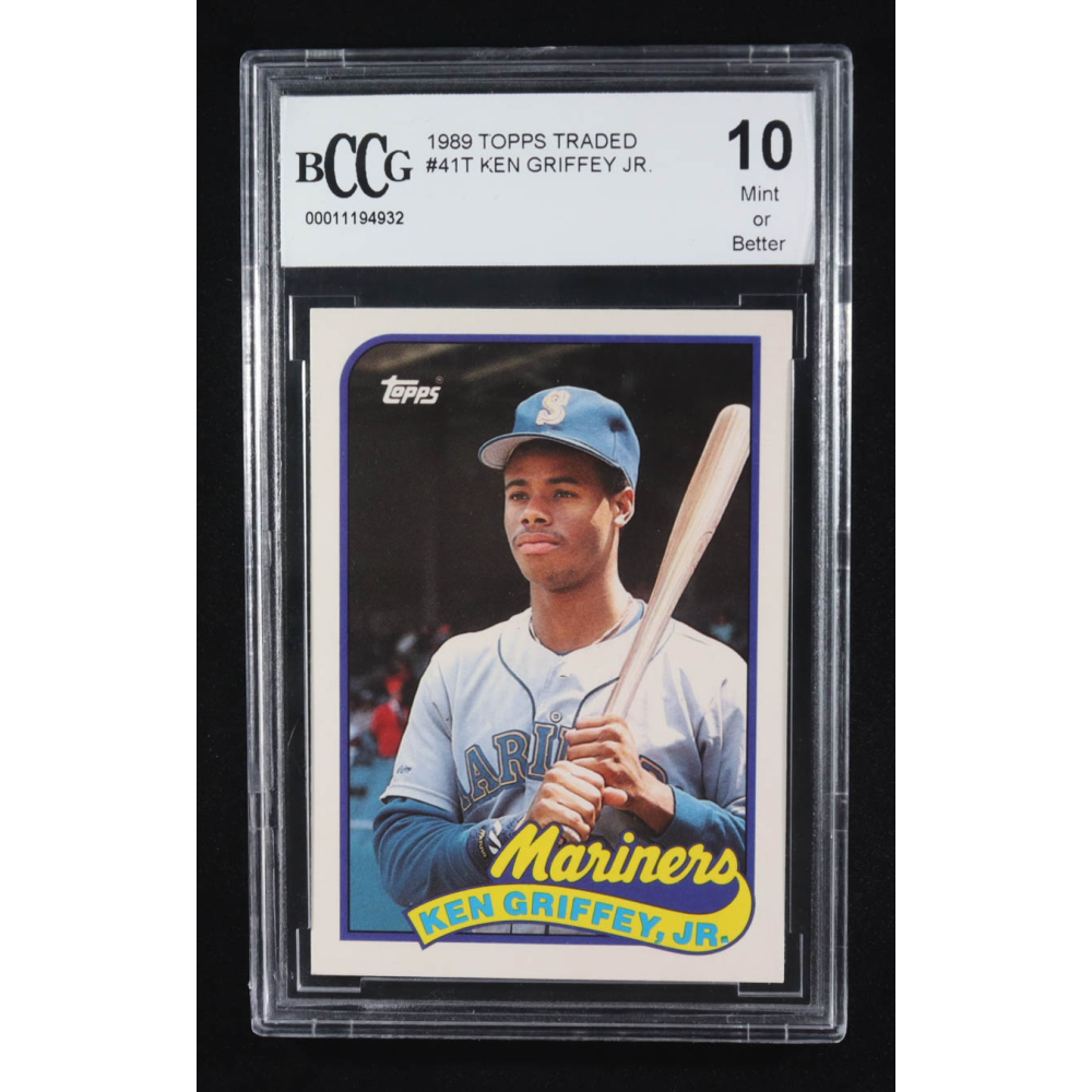 Ken Griffey Jr. 1989 Topps Traded #41T RC (BCCG 10) at PristineAuction.com