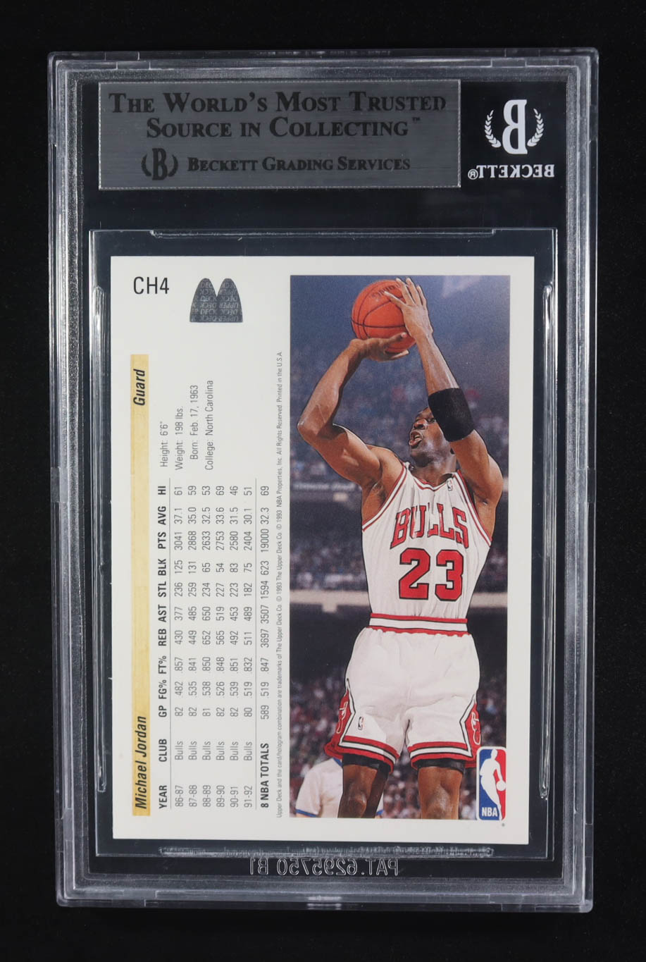 Michael Jordan 1992-93 Upper Dek McDonald's #CH4 (BGS 9) at PristineAuction.com Michael Jordan 1992-93 Upper Dek McDonald's #CH4 (BGS 9) at PristineAuction.com