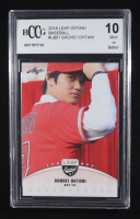 Shohei Ohtani 2018 Leaf Ohtani Baseball #LB01 RC (BCCG 10) at PristineAuction.com