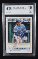 Bobby Witt Jr. 2022 Topps Update #US100 RC (BCCG 10) at PristineAuction.com