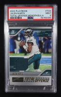 Jalen Hurts 2022 Playbook Total Offense Memorabilia #TO3 (PSA 9) at PristineAuction.com