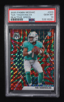 Tua Tagovailoa 2020 Mosaic Mosaic Reactive Green #203 RC (PSA 10) at PristineAuction.com