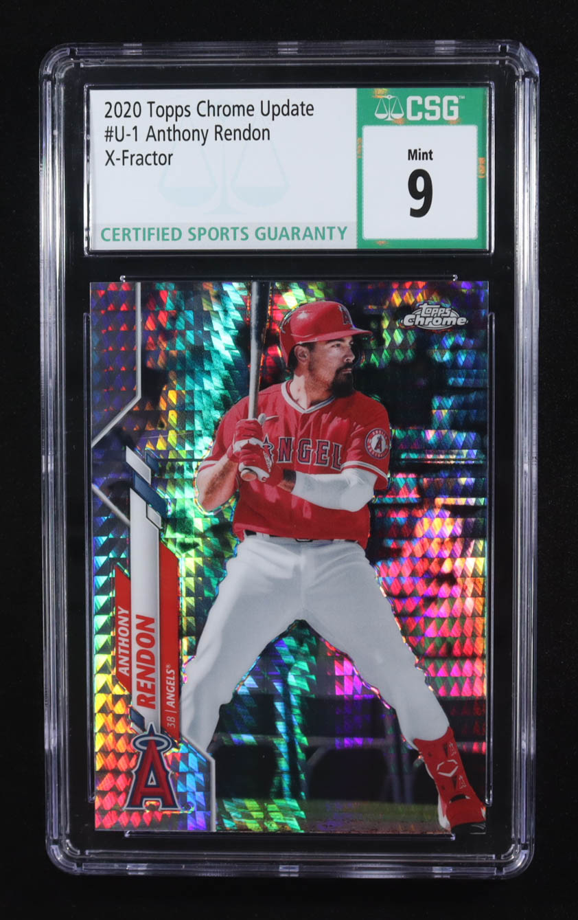 Anthony Rendon 2020 Topps Chrome Update X-Fractor #U-1 (CSG 9) at PristineAuction.com Anthony Rendon 2020 Topps Chrome Update X-Fractor #U-1 (CSG 9) at PristineAuction.com