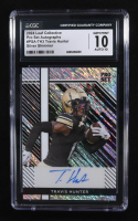 Travis Hunter 2024 Leaf Collective Pro Set Autographs Silver Shimmer #PSATH3 RC #2/3 (CGC 10 | Autograph Graded CGC 10) at PristineAuction.com