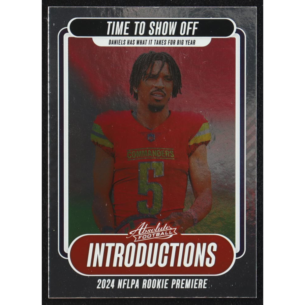 Jayden Daniels 2024 Absolute Introductions #18 RC at PristineAuction.com