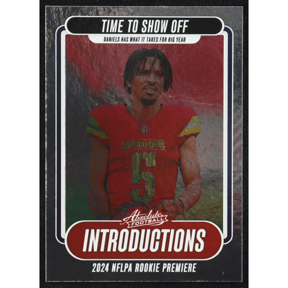 Jayden Daniels 2024 Absolute Introductions #18 RC at PristineAuction.com