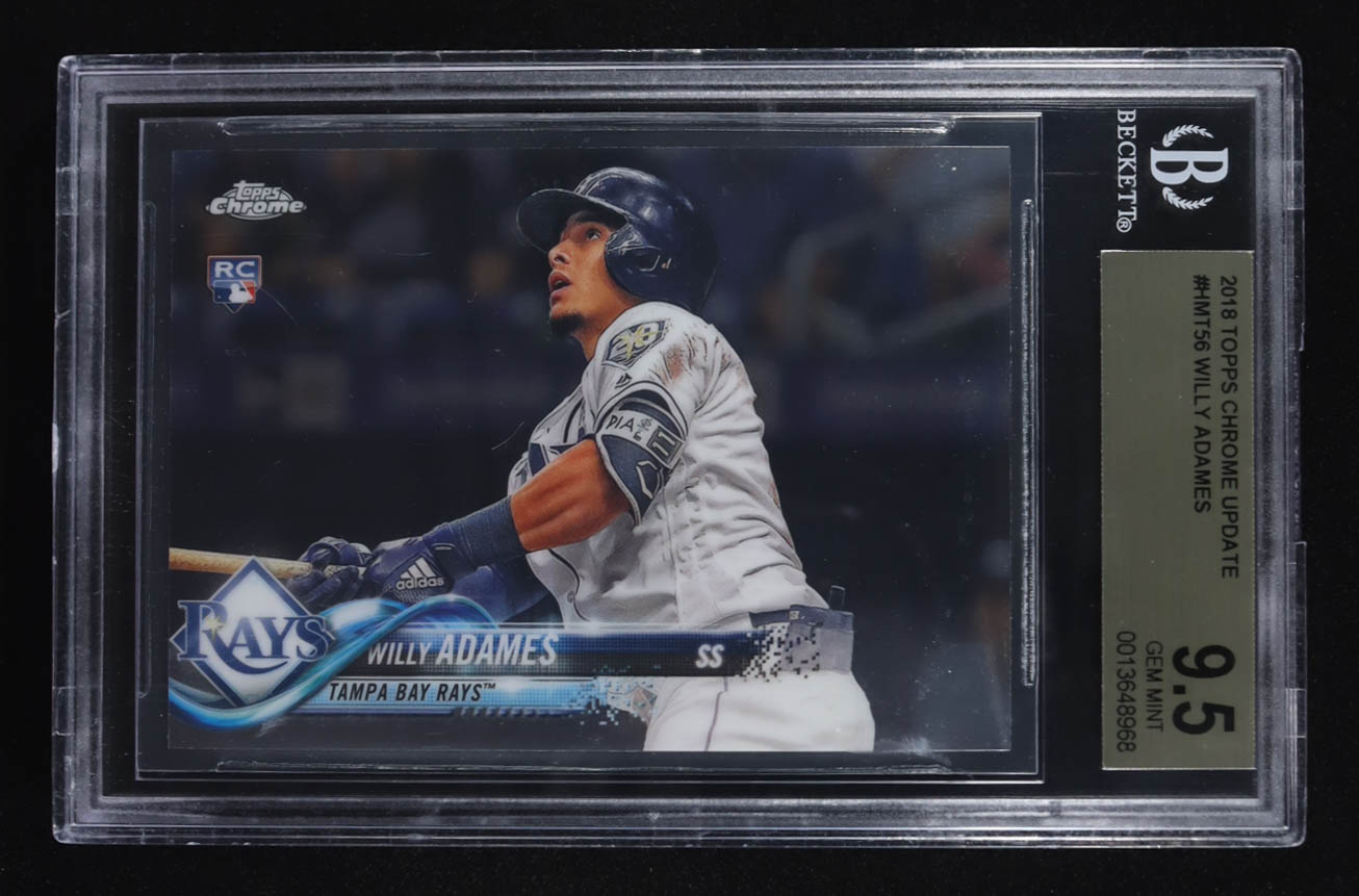 Willy Adames 2018 Topps Chrome Update #HMT56 RC (BGS 9.5) at PristineAuction.com Willy Adames 2018 Topps Chrome Update #HMT56 RC (BGS 9.5) at PristineAuction.com
