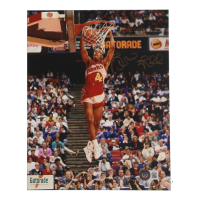 Spud Webb Signed Hawks 8x10 Photo (Beckett) at PristineAuction.com