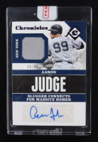 Aaron Judge 2017 Panini Chronicles Patch Auto Purple #CSSAJ RC #16/49 at PristineAuction.com