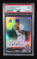 Nate Pearson 2017 Bowman Chrome Draft Autographs Refractors #CDANPE #321/499 RC (PSA 9) at PristineAuction.com