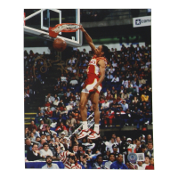 Spud Webb Signed Hawks 8x10 Photo (Beckett) at PristineAuction.com