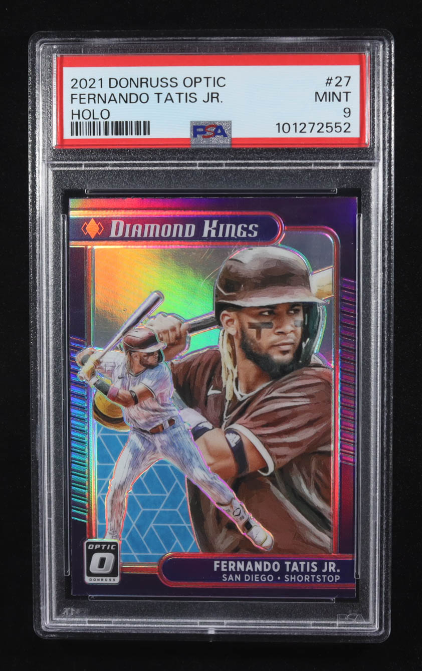 Fernando Tatis Jr. 2021 Donruss Optic Holo #27 (PSA 9) at PristineAuction.com Fernando Tatis Jr. 2021 Donruss Optic Holo #27 (PSA 9) at PristineAuction.com