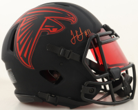 Julio Jones Signed Falcons Full-Size Authentic On-Field Eclipse Alternate Speed Helmet With Visor (Beckett) at PristineAuction.com