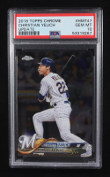 Christian Yelich 2018 Topps Chrome Update #HMT47 (PSA 10) at PristineAuction.com